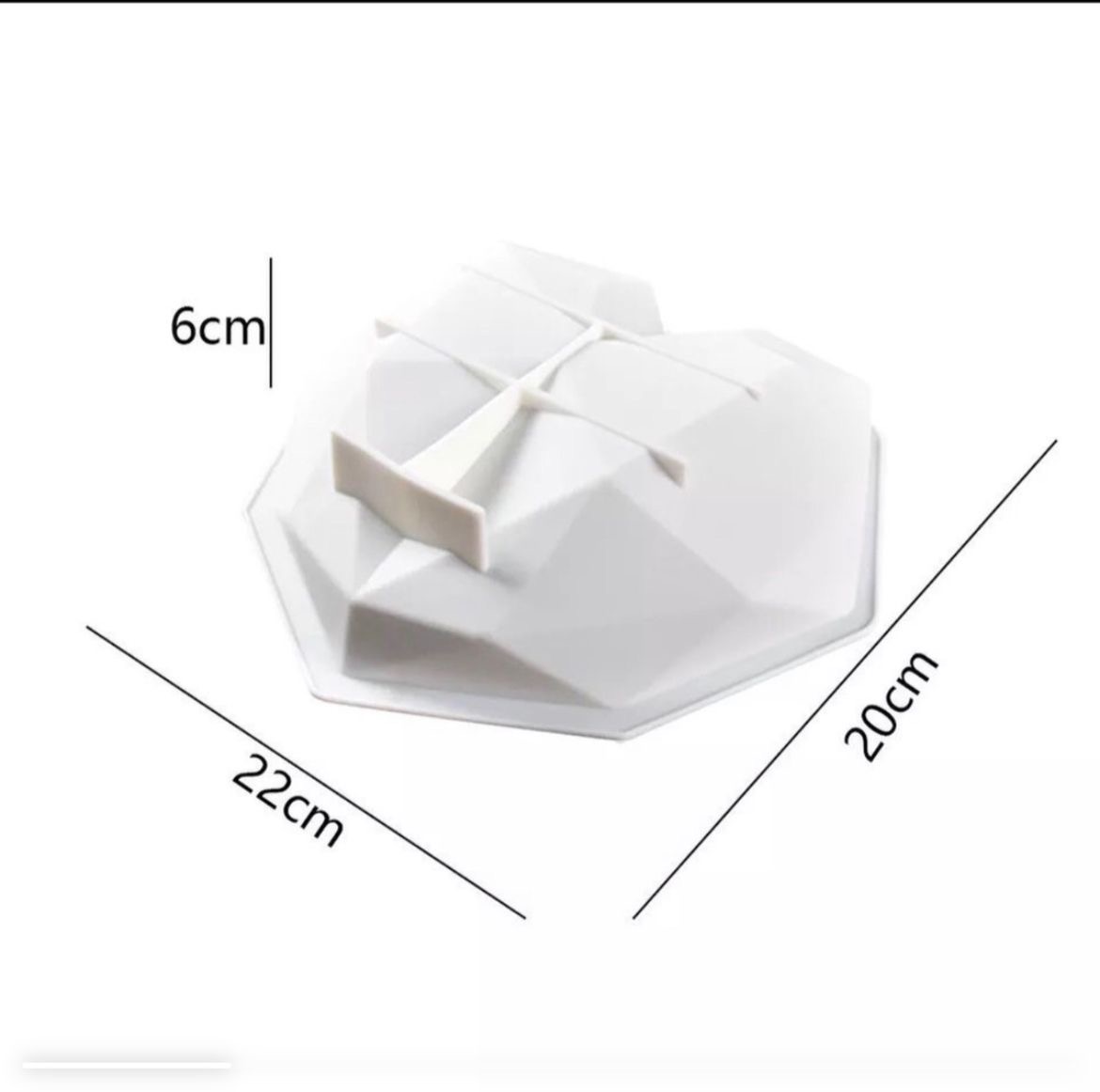 Moule en Silicone en forme cœur