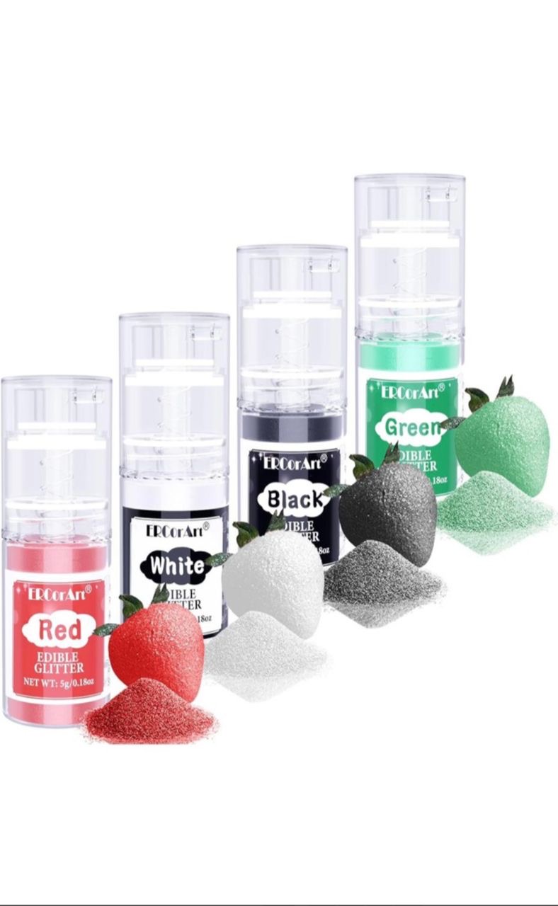 Spray Paillettes Comestible en 4 couleurs