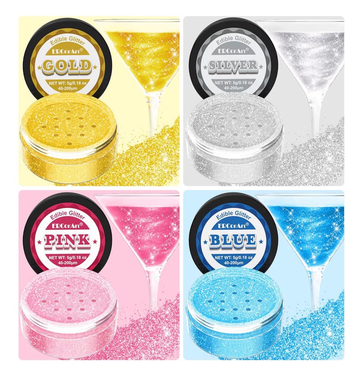 Paquet Glitter avec pinceau