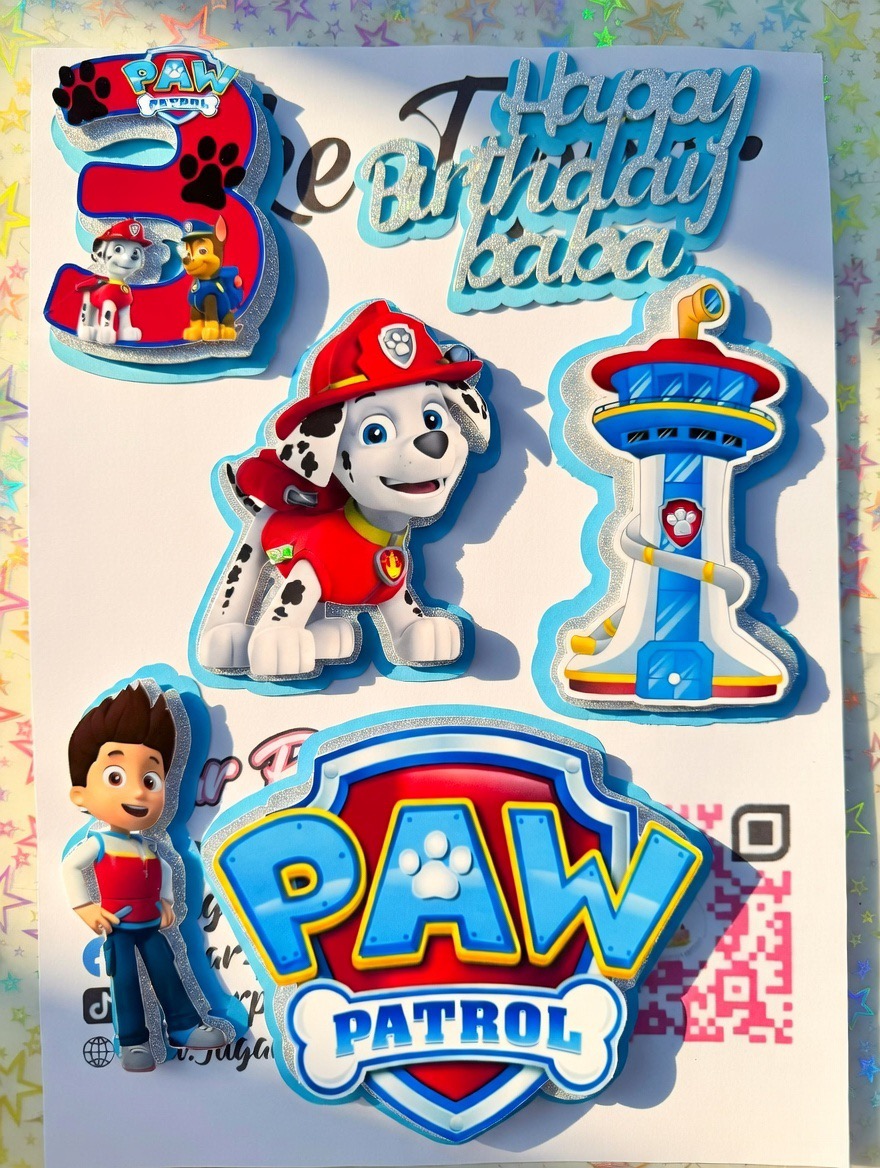 Cake Topper Paw Patrol