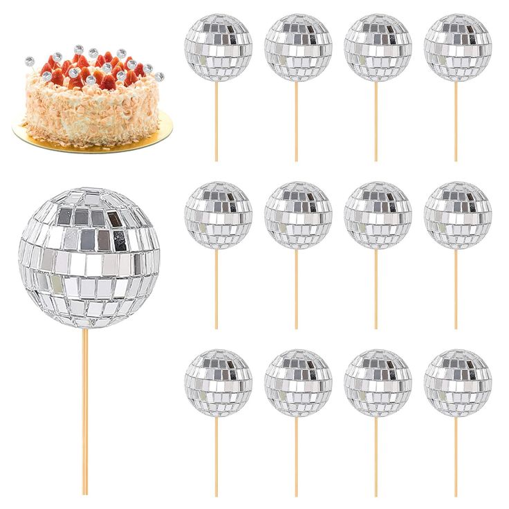 Lot de 10 boules discothèques