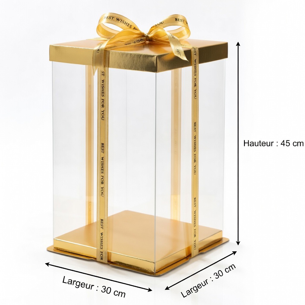 Boîte à Gâteau Carrée 45/30