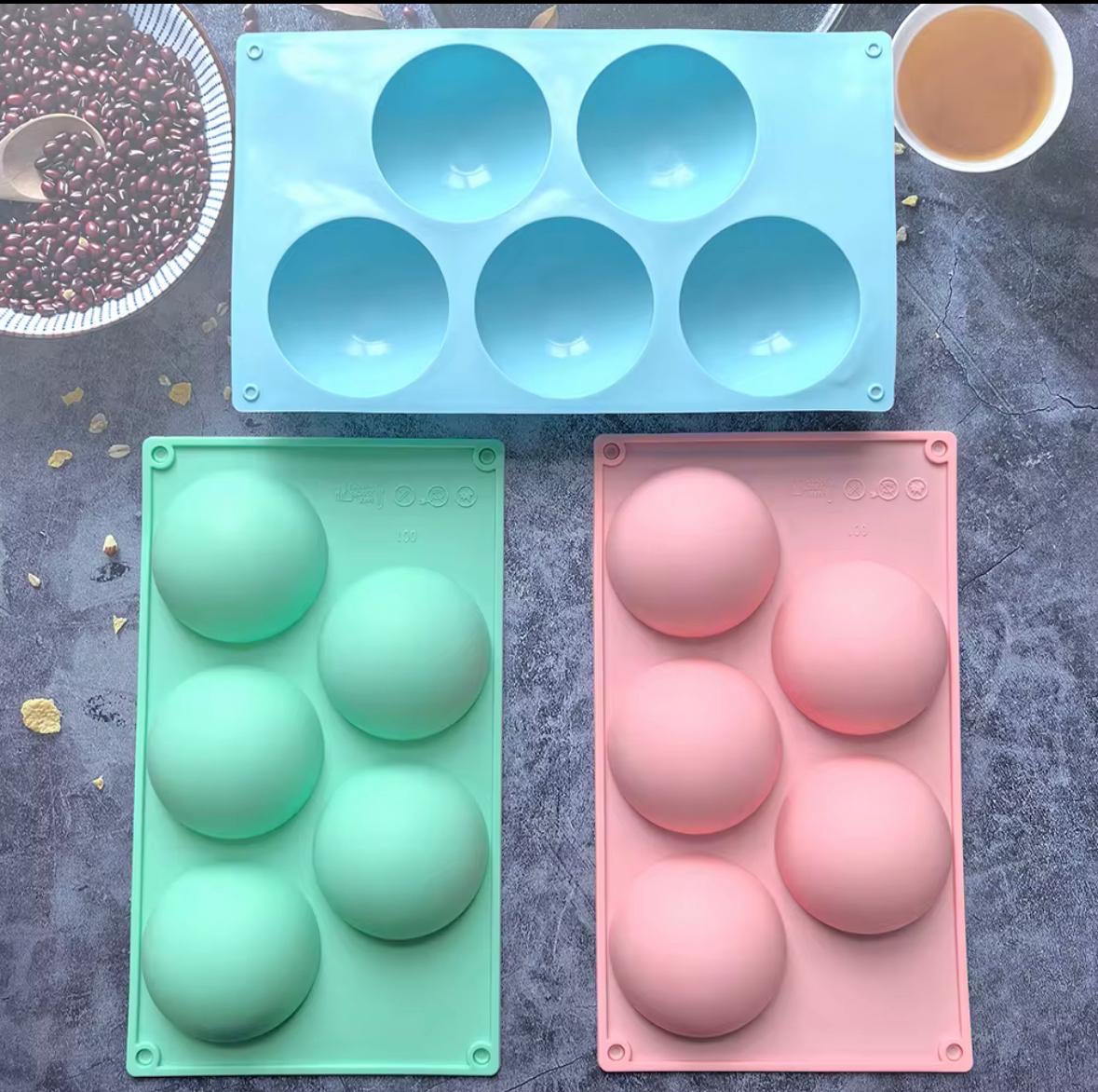 Moule demi-sphère en Silicone