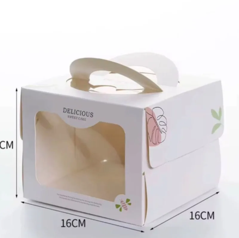 Boîte à gâteau bento cake 16 cm — Sweet Cake blanc